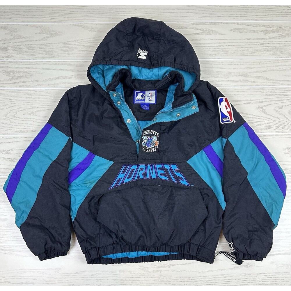 Vintage 90s Starter Charlotte Hornets Jacket